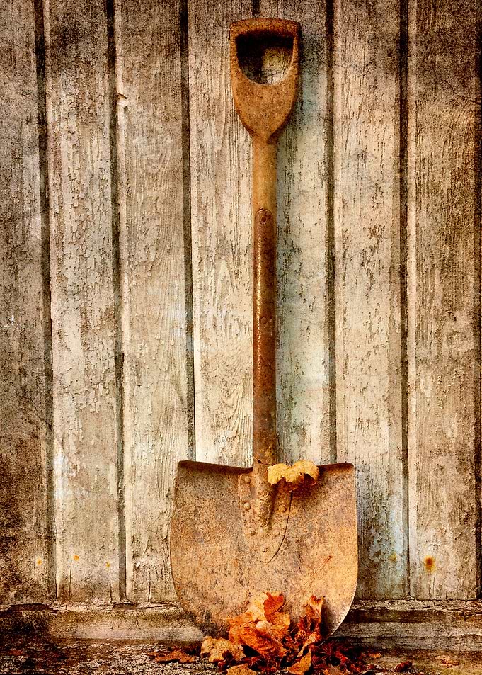 Vintage spade