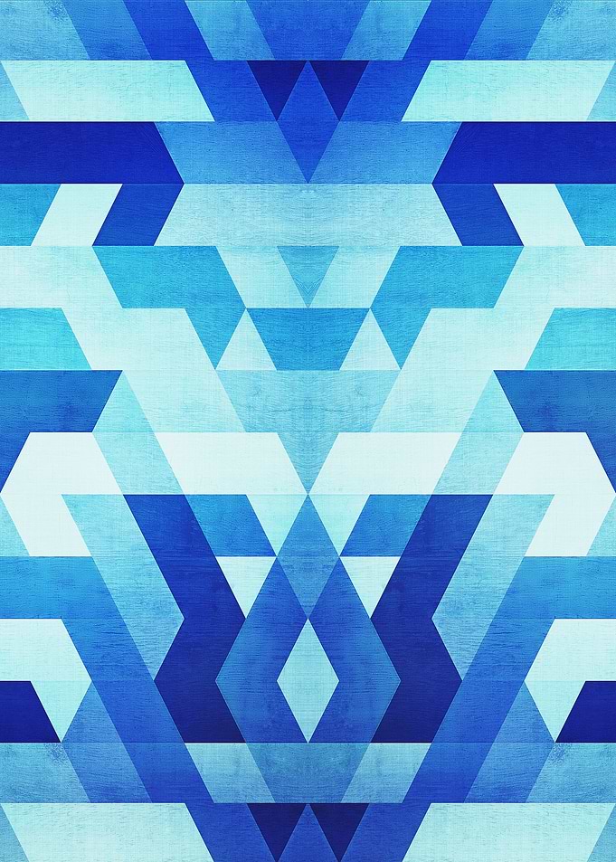 Awesome great colorful geometric hipster pattern design ...