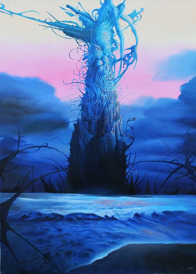 Alessandro Fantini - Telarca, oil on canvas, 50x70 cm. ...