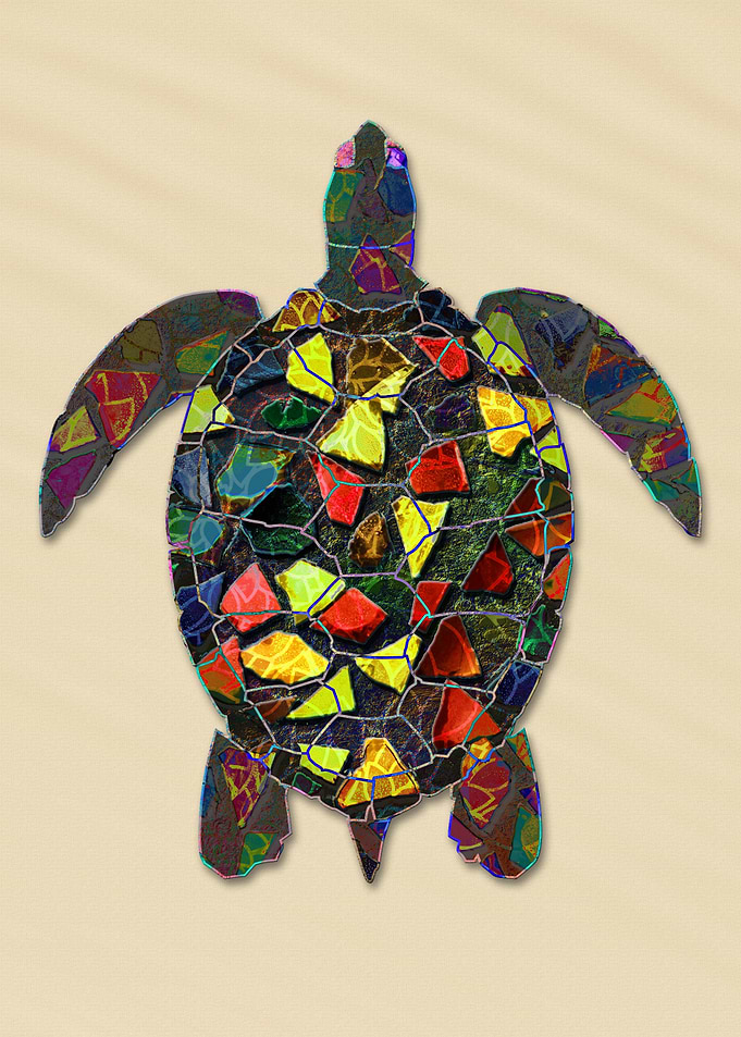 Mosaic Animal - The Turtle