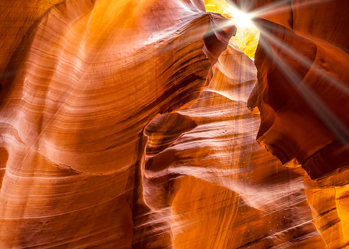 ANTELOPE CANYON Sunrays