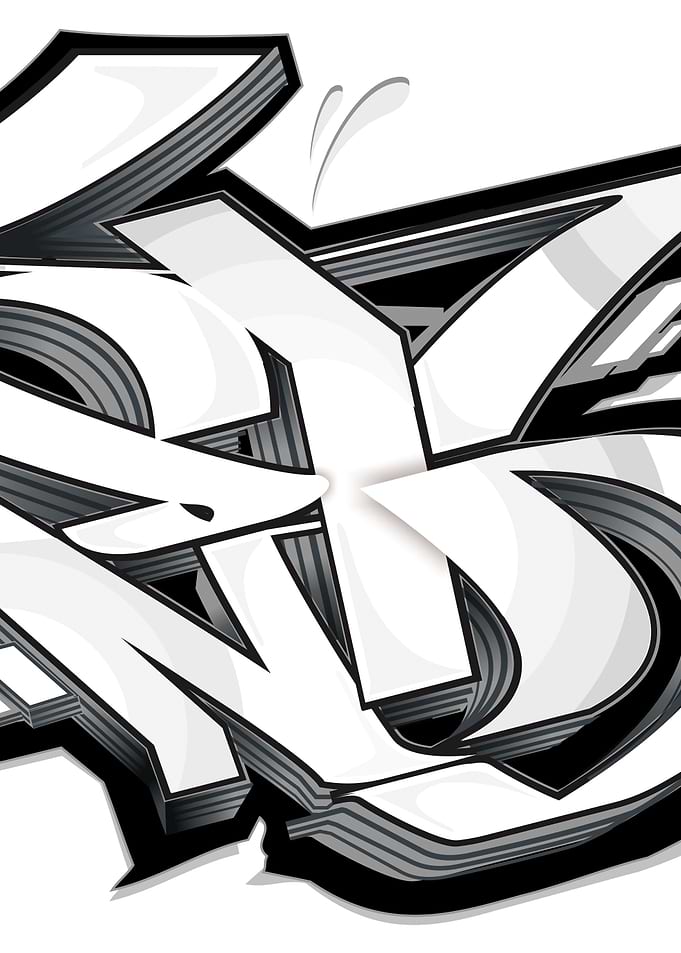 Graffiti white