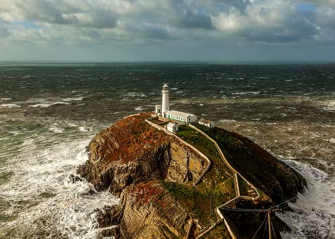 South Stack is an island situated just off Holy Island ...