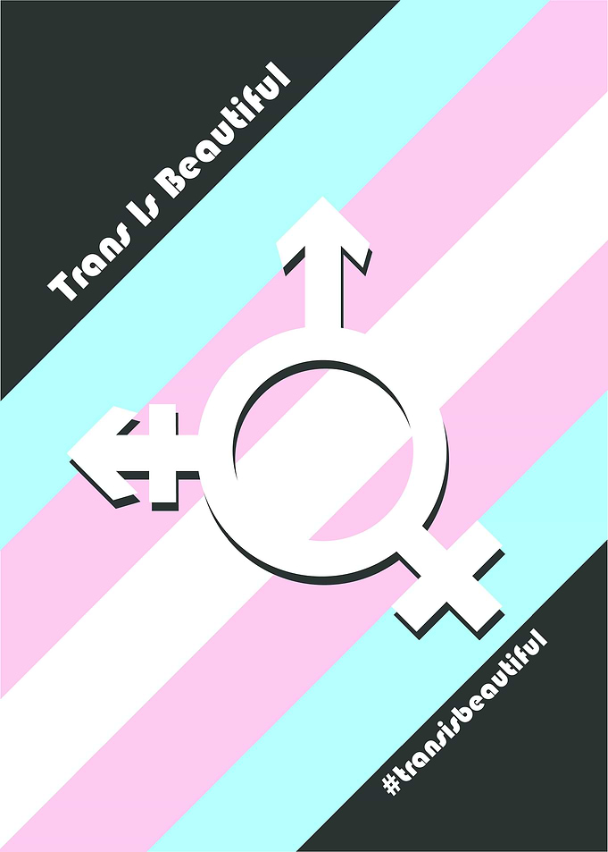 Trans is Beautiful vector art!