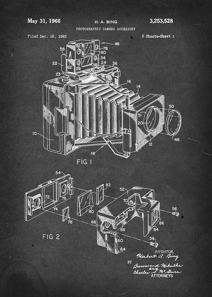 Photographic Camera Accessory - Patent by H. A. Bing - ...