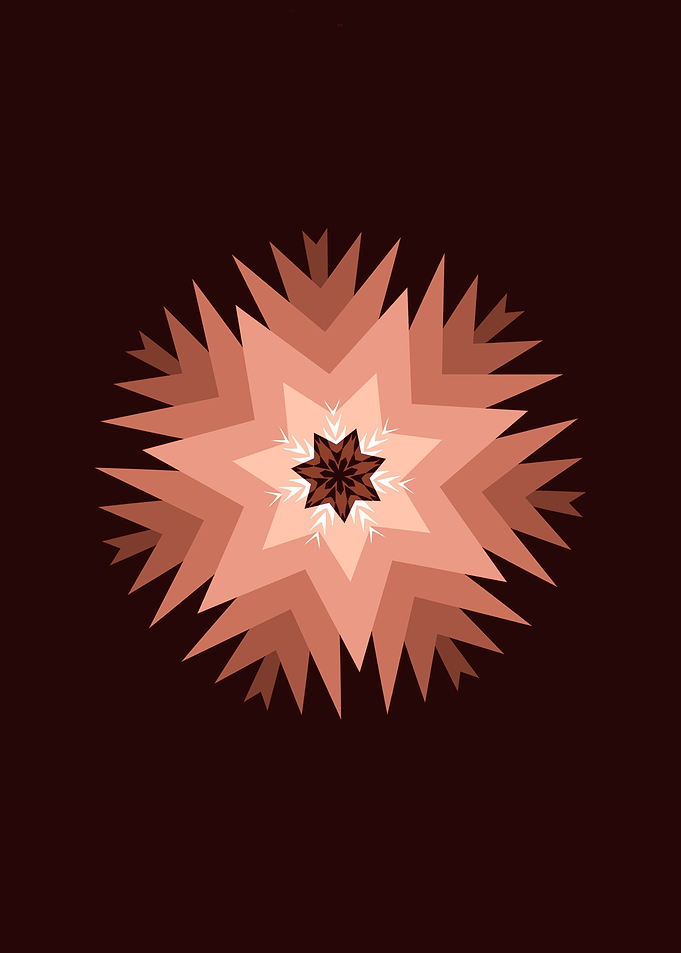 XMAS-SNOWFLAKE III-A. Vectorgraphic. ©2015 by Pia Schne ...