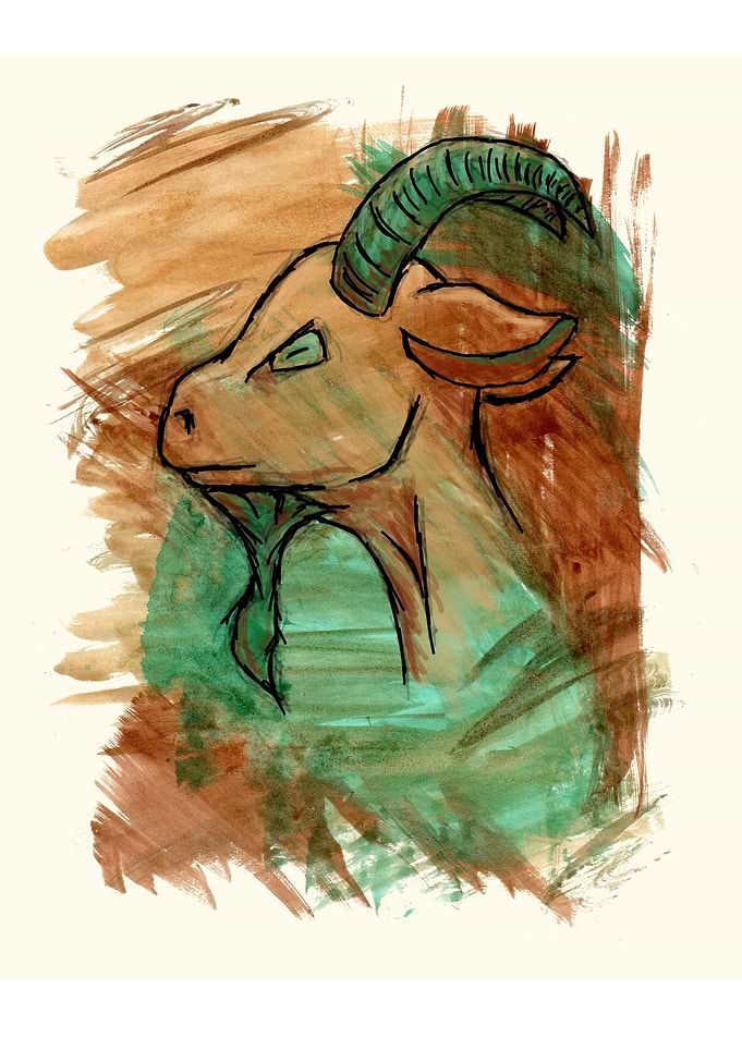 Goat Sign - Additional Detailing - Customization Availa ...