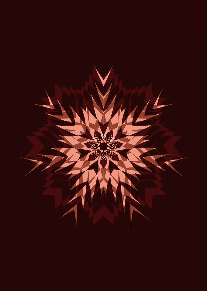 XMAS-SNOWFLAKE II-A. Vectorgraphic. ©2015 by Pia Schnei ...