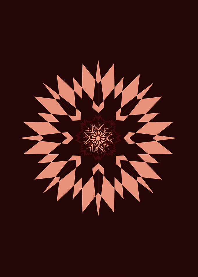XMAS-SNOWFLAKE I-A. Vectorgraphic. ©2015 by Pia Schneid ...