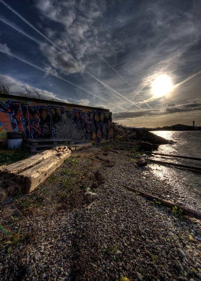 Maloe industrial harbour.