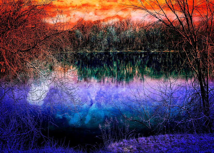 Surreal River View