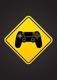 Caution! Gamer room.