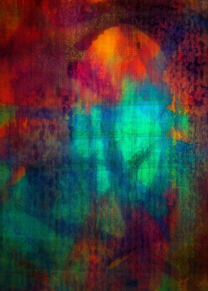 Confidence mixed-media art