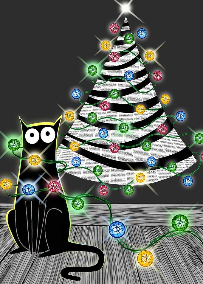 Paper Christmas Tree (Things To Do With Yesterday's Pap ...