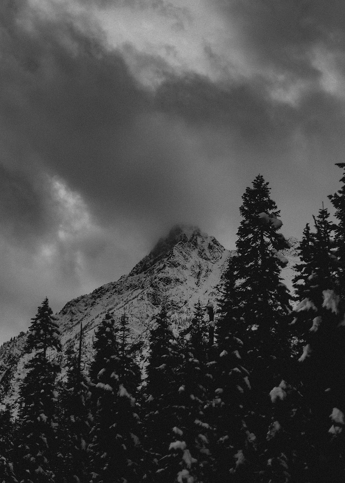 North Cascade Winter Blizzard