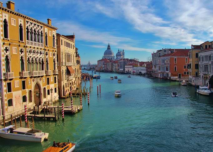 The Beautiful Grand Canal of Venice