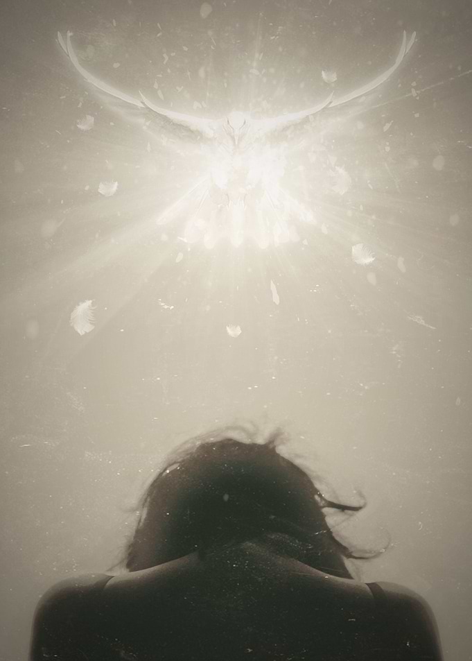 A blinding light