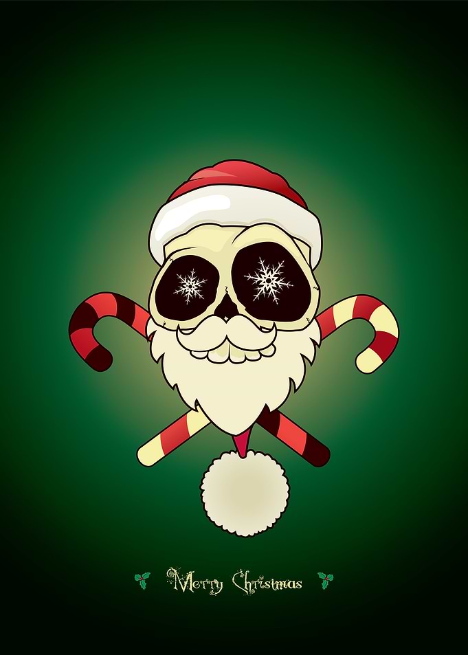 Santa skull