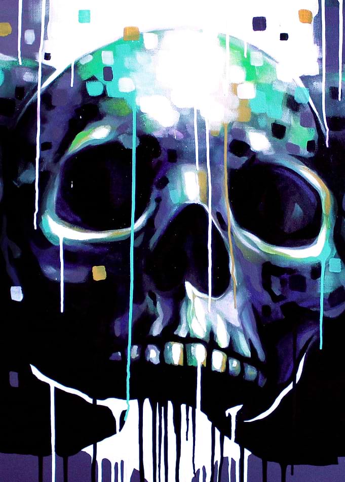 Purple Skull