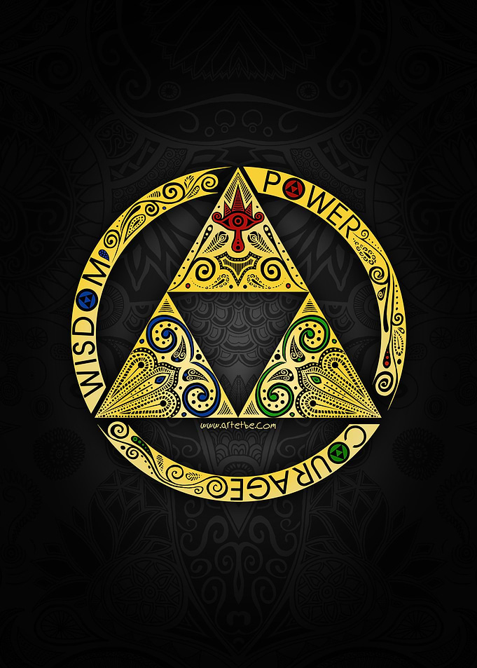 The Legend Of Zelda - Triforce Circle By Art et Be www ...