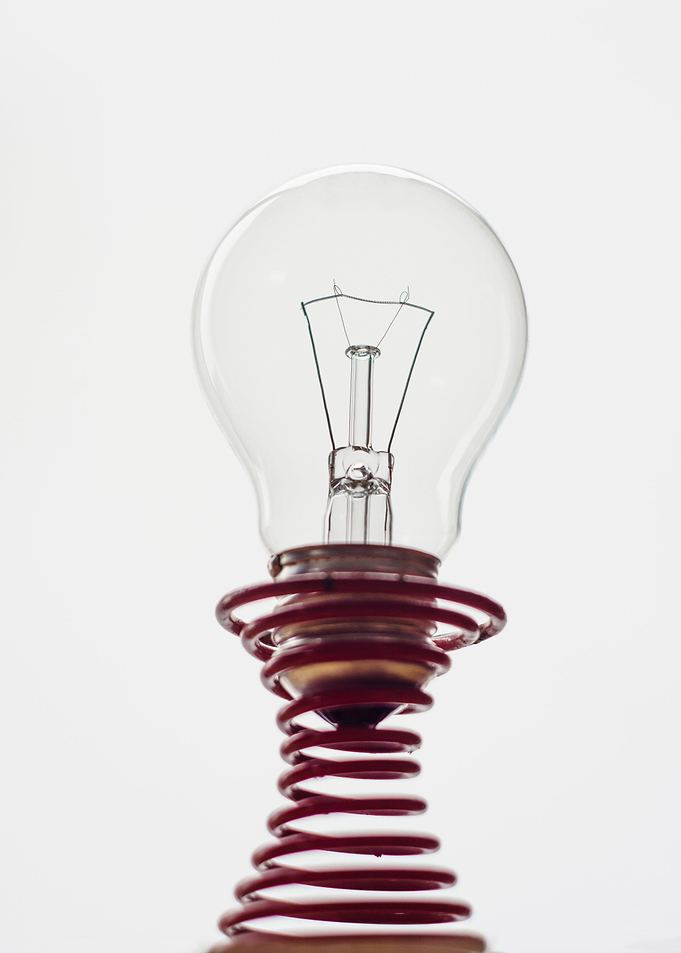 A Lightbulb in an Eggcup :)