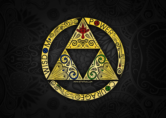 The Legend Of Zelda - Triforce circle By Art et Be www ...