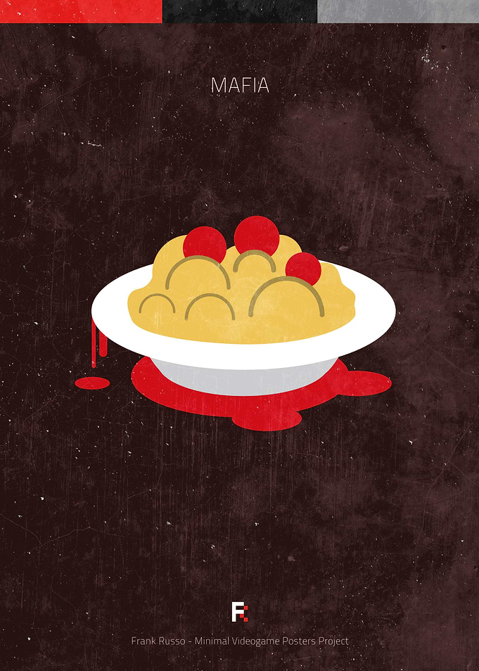 Mafia. Minimal Videogame Poster.