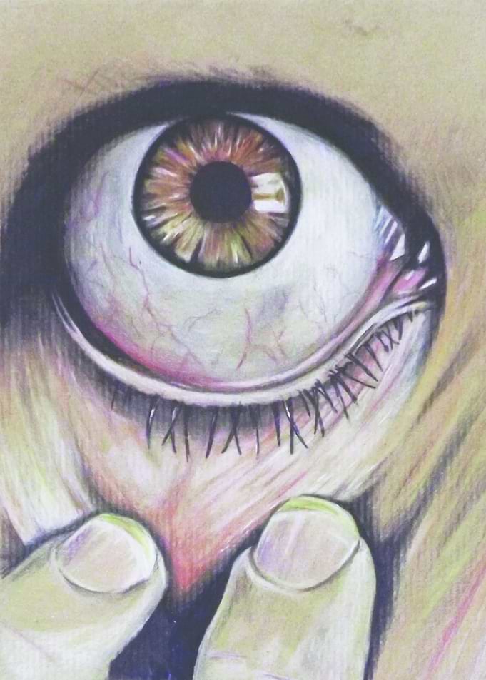 eye 7- eye from a serie of expressive eye illustrations ...