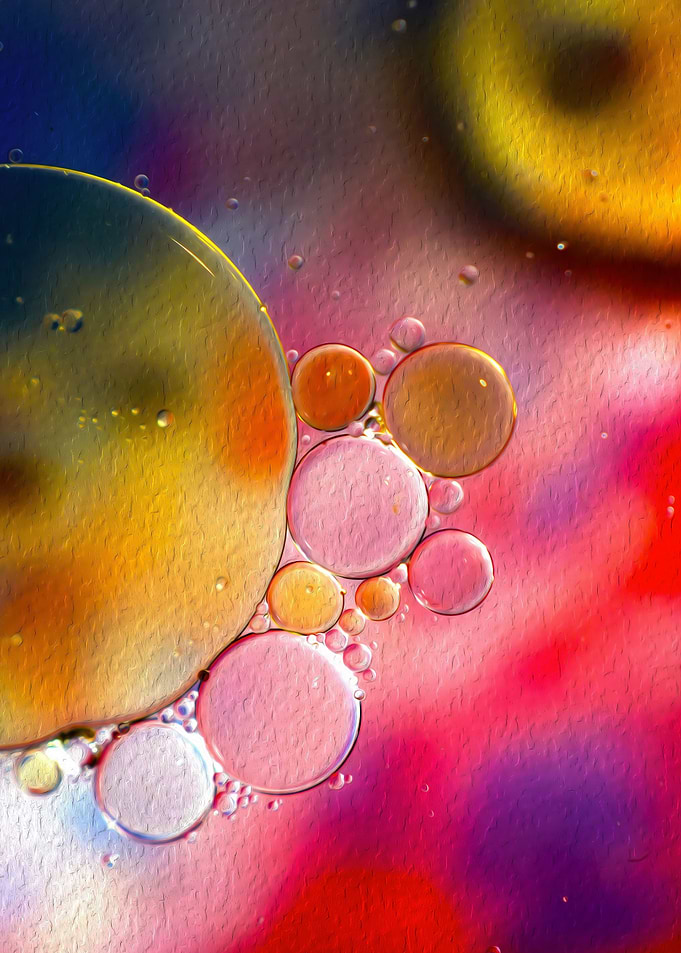Bubbles with Paint effects