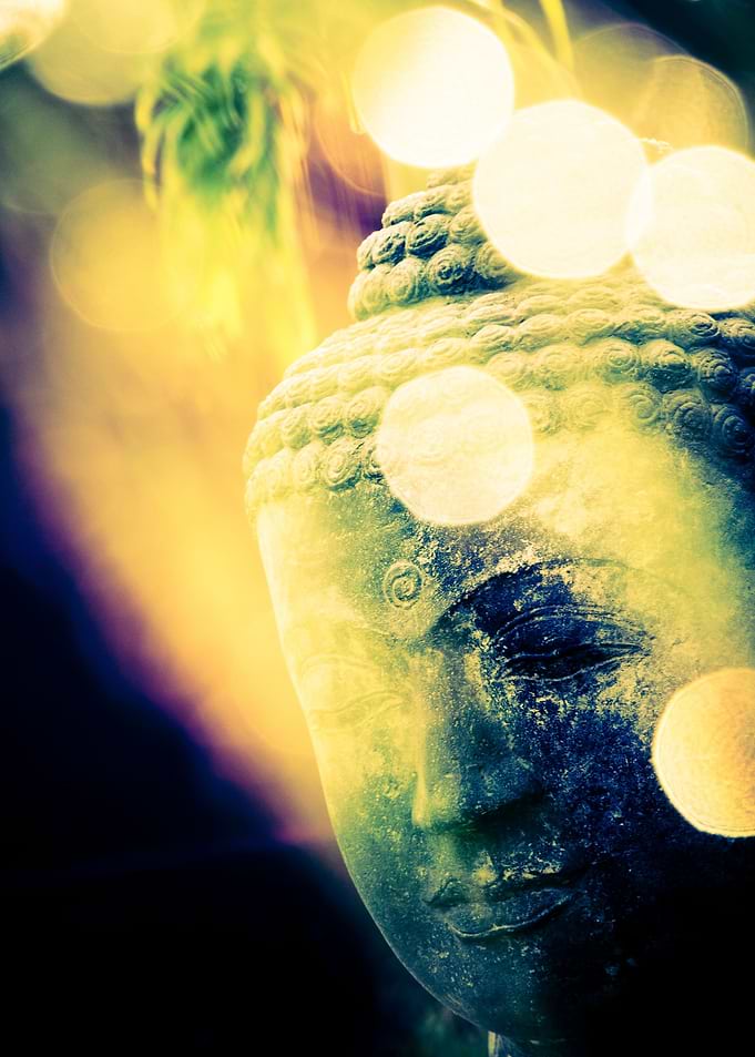 Head of Buddha Statue in Thailand