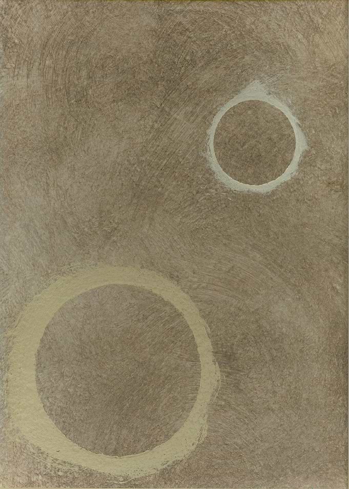 Two Circles modern art.