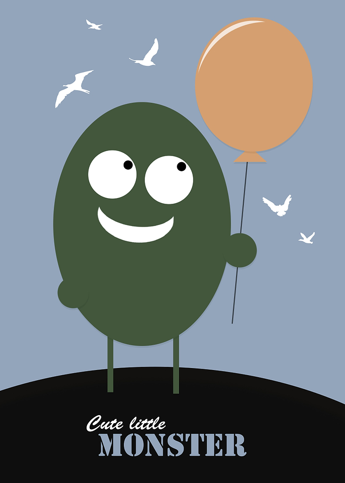 Cute little monster - Ballou