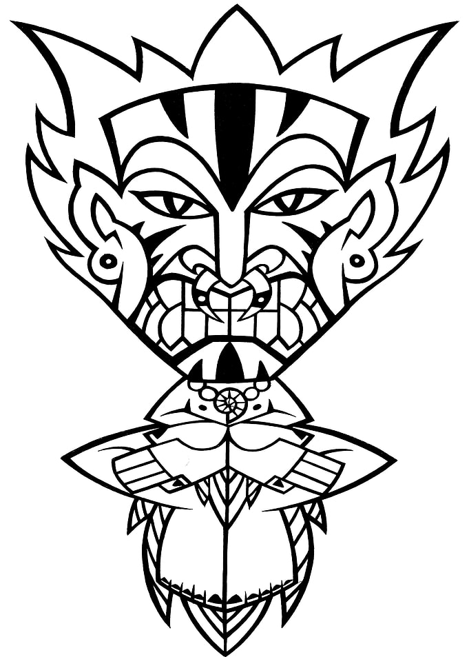 Tribal mask.