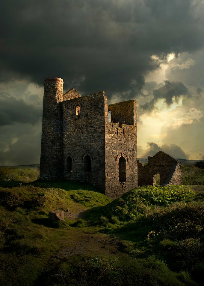 Forgotten castle in Cornwall