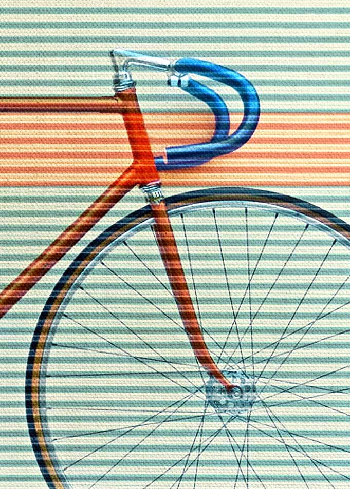 Standard Striped Bike