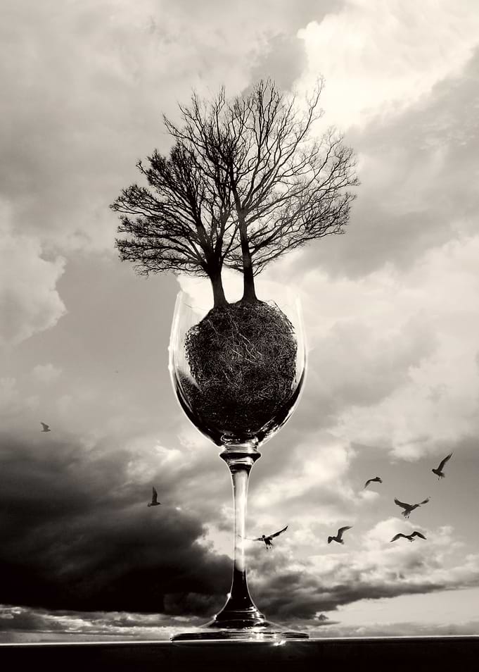Glass Of Trees