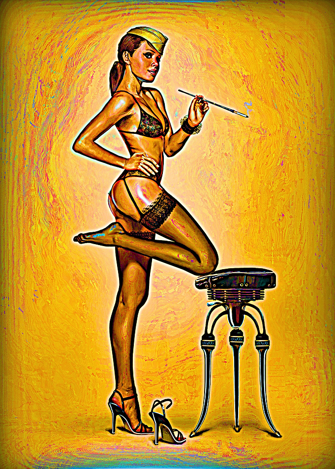 Pin up illustration