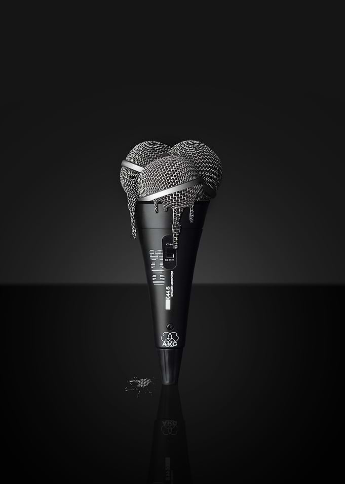 Conceptual Ice-cream microphone, the sound is really me ...