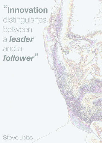 Steve Jobs illustration and motivation