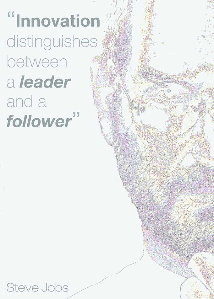 Steve Jobs illustration and motivation