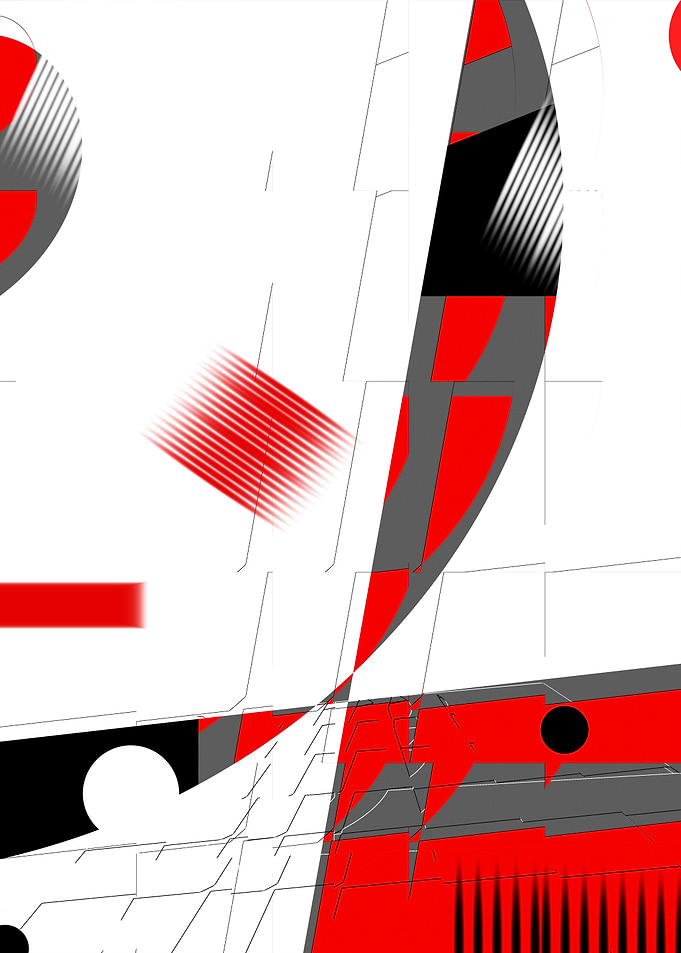 black and white meets red Version 15