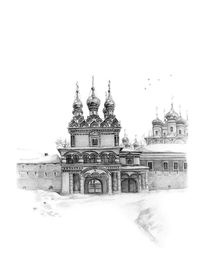 Monastery gate G10-06 By Svetlana Ledneva-Schukina Iosi ...
