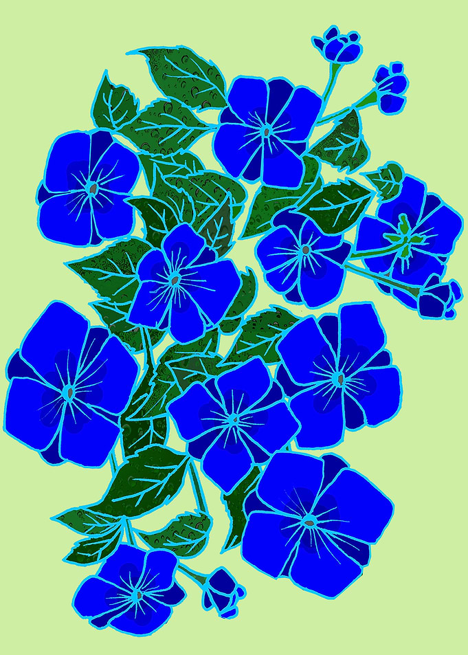 Blue Violets #5
