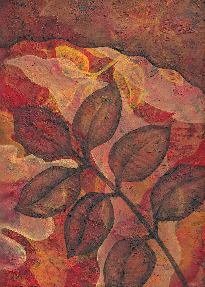 Autumn Leaves 2 oil painting