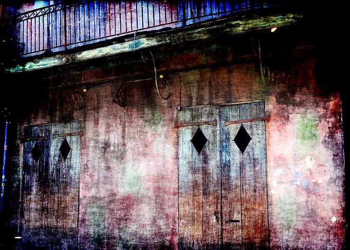 New Orleans French Quarter haunting doors