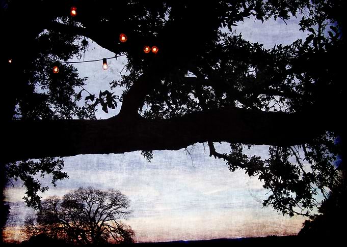 Texas Hill Country at Dusk