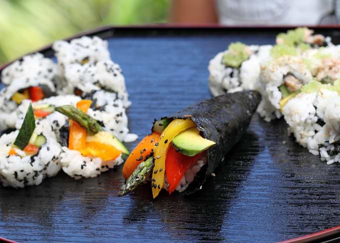 Sushi California Roll Healthy very popular Japanese foo ...