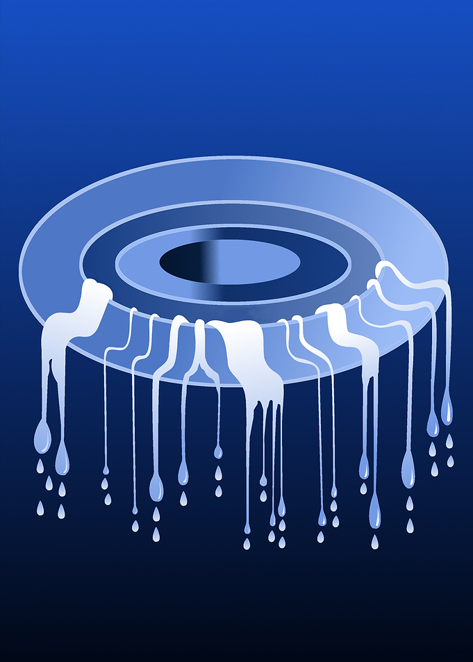 digital work mix drawing work,serie 'acqua'