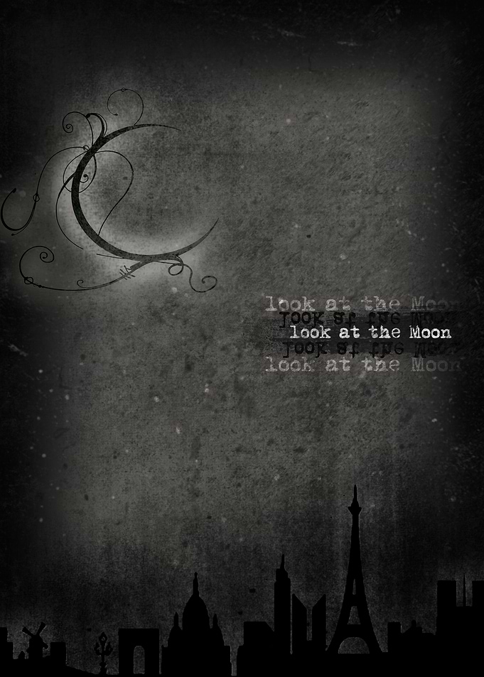 look at the moon