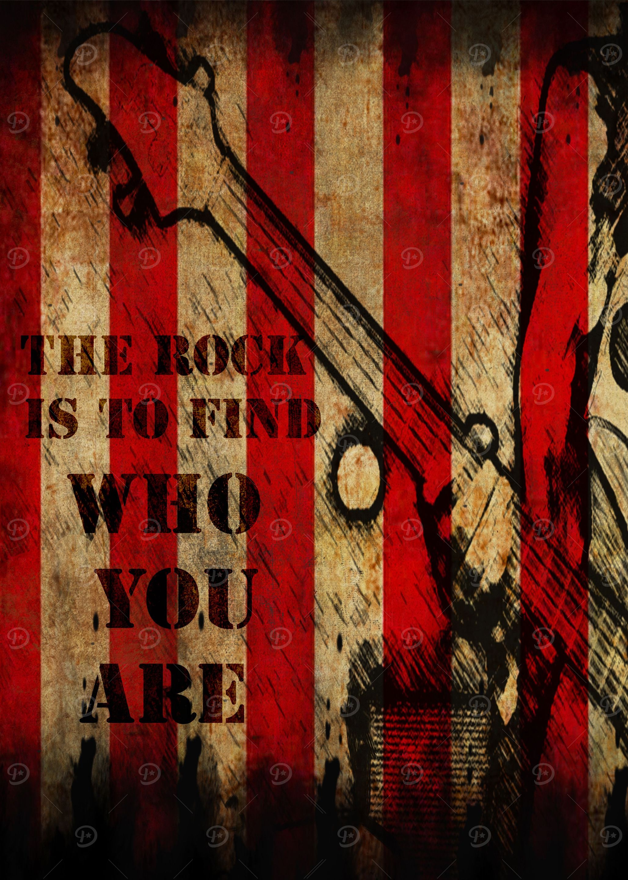 the rock is to find who you are